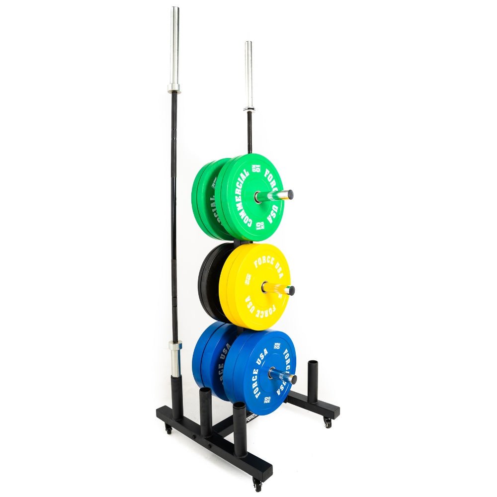 Force USA Bumper Plate and Barbell Storage Tree